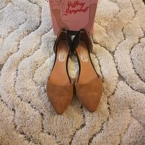 Jeffrey Campbell In Love D'Orsay Suede Flats
